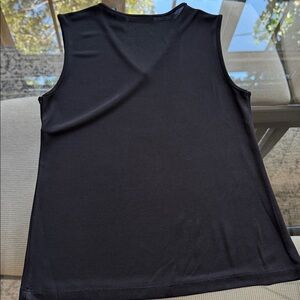 Apostrophe Black Sleeveless Top